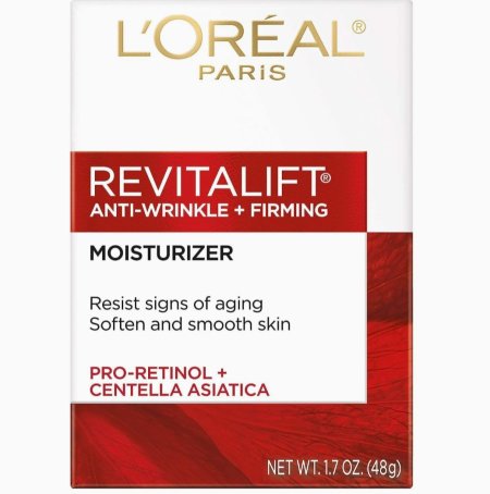 منتج L’Oréal Revitalift Face & Neck Anti-Wrinkle & Firming Moisturizer Day كريم نهاري مصمم لترطيب البشرة 