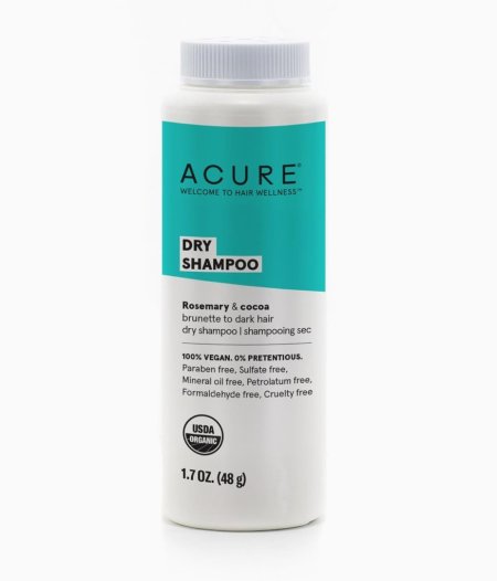 Acure Dry Shampoo - Brunette to Dark Hair شامبو جاف مصمم خصيصًا للشعر الداكن (البني إلى الأسود)