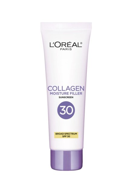 كريم مرطب للوجه يحتوي على الكولاجين ويحتوي على SPF 30 لحماية البشرة من أشعة الشمس الضارة من L’Oreal Paris