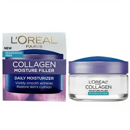 كريم يومي مرطب من لوريال باريسLOreal Paris Collagen Moisture Filler Daily Cream