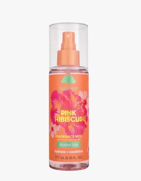 Tree Hut Pink Hibiscus Fragrance Mist عطر رش خفيف برائحة زهرية جميلة من زهور الكركديه الوردية.