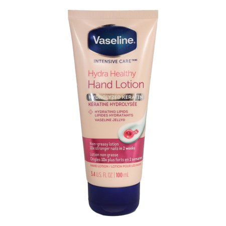 لوشن مرطب لليدين مصمم لترطيب البشرة الجافة Vaseline Intensive Care Hydra Healthy Hand Lotion