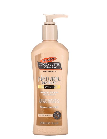 لوشن مرطب للجسم من بالمرز يحتوي على زبدة الكاكاو 250مل  Palmer’s Cocoa Butter Natural Bronze Body Lotion