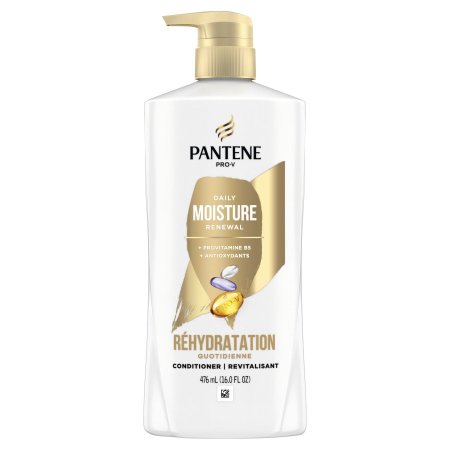 Pantene Pro-V Daily Moisture Renewal Conditioner بلسم مصمم لجميع أنواع الشعر، يعمل على ترطيب الشعر بعمق وحمايته من الجفاف.