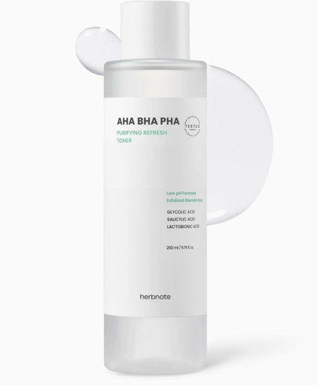 تونر تنقية وتجديد بحجم ٢٠٠مل  AHA BHA PHA Purifying Refresh Toner