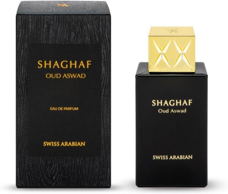 سويز أرابيان شغف عود أسود  يناسب كل من الرجال والنساء - 75 مل Swiss Arabian Shaghaf Oud Aswad Unisex Eau De Parfum 75ml