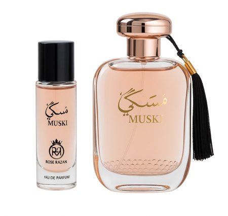 عطر مسكي حجم ١٠٠ مل وعطر للشعر حجم ٣٠ مل