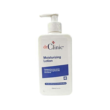 دكتور كلينيك لوشن مرطب للبشرة الدهنية والمعرضة لحب الشباب – 250 مل Dr.Clinic Moisturizing Lotion For Oily And Acne-Prone Skin – 250ml