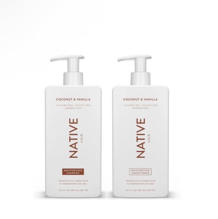 مجموعة Native Hair للشعر بجوز الهند والفانيليا – Native Hair Coconut & Vanilla Moisturizing Shampoo & Conditioner