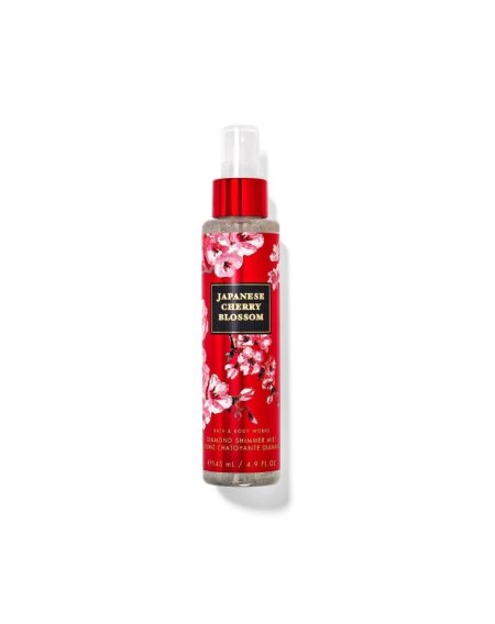 سبلاش الجسم اللامع Japanese Cherry Blossom من باث آند بودي ووركس – Bath & Body Works Japanese Cherry Blossom Diamond Shimmer Mist