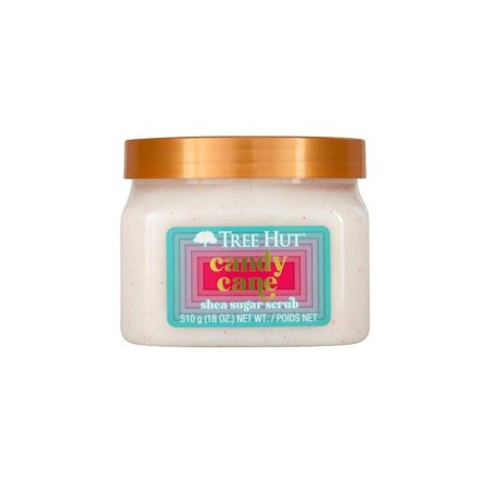 مقشر الجسم من تري هت برائحة حلوى النعناع (Candy Cane) غني بزبدة الشيا والسكر الطبيعي Tree Hut Candy Cane Shea Sugar Scrub