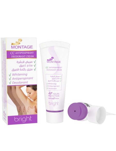 مونتاج برايت كريم CC مزيل ومضاد للتعرق Montage Bright CC Antiperspirant Deodorant Cream
