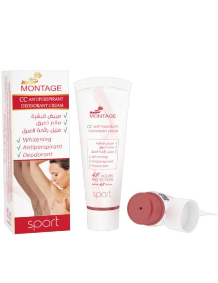 مونتاج كريم CC مزيل ومضاد للتعرق سبورت MONTAGE CC Antiperspirant Deodorant Cream Sport
