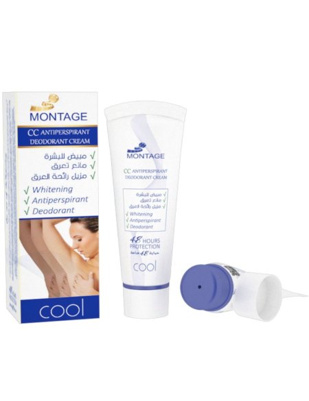 مونتاج كول كريم CC مزيل ومضاد للتعرق Montage Cool CC Antiperspirant Deodorant Cream