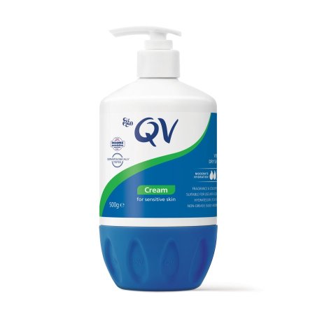 QV Cream كريم مرطب مكثف مناسب للبشرة الجافة والحساسة QV Cream