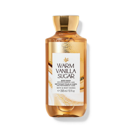 غسول الجسم  وارم فانيلا شوغر من باث اند بدي 295مل BATH & BODY WORKS Warm Vanilla Sugar Shower Gel 295ml