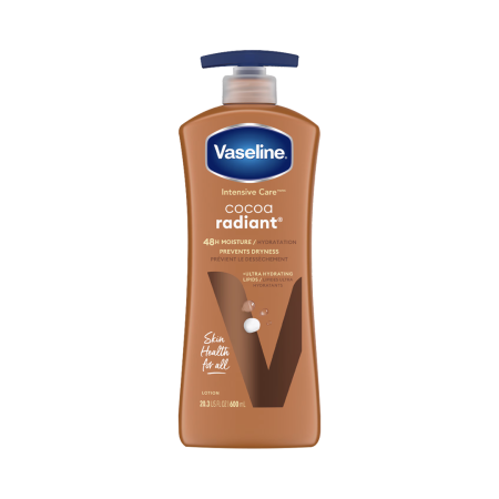 لوشن فازلين للعناية المركزة بالكاكاو المتألق للجسم Vaseline Intensive Care Cocoa Radiant Body Lotion