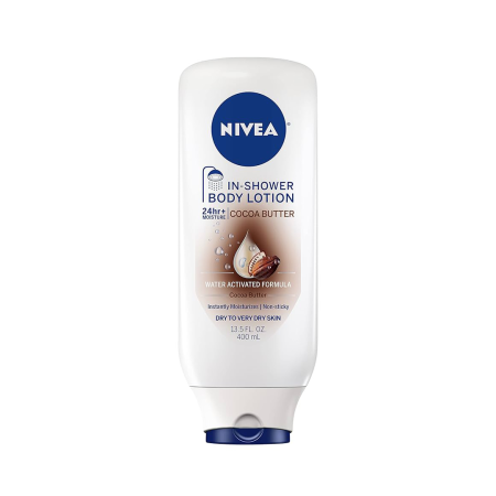 لوشن الجسم بزبدة الكاكاو للاستحمام من نيفيا 400 مل NIVEA Cocoa Butter In-Shower Body Lotion 400 ml