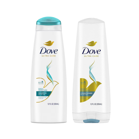مجموعة شامبو وبلسم ألترا كير اليومي من دوف  Dove Ultra Care Daily Moisture Shampoo And Conditioner