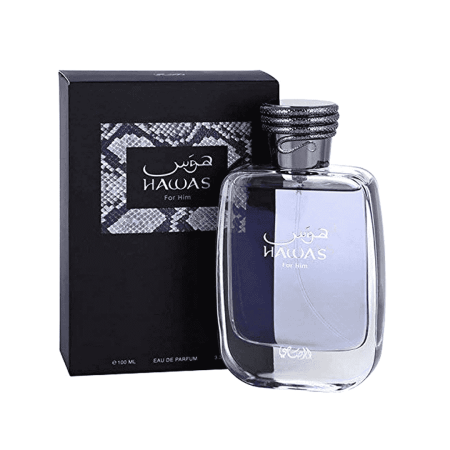 عطر هوس رصاصي للرجال او دو بيرفيوم100مل  Hawas for Him Rasasi EDP 100ml