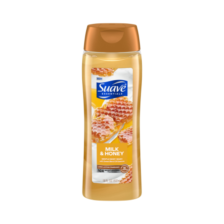 غسول الجسم بالحليب والعسل من سواف 532 مل Suave Milk and Honey Body Wash 532 ml