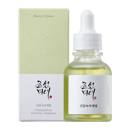 سيروم مهدئ للبشرة بالشاي الأخضر + البانثينول من بيوتي اوف جوسون - 30مل BEAUTY OF JOSEON Calming Serum Green Tea + Panthenol - 30ml