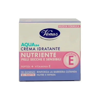 فينوس اكوا 24 - كريم مرطب بحجم 50 مل - Venus Aqua 24 - Moisturizing Nutritive Cream