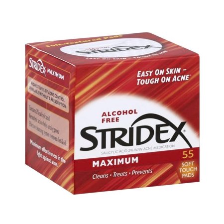 مسحات قطن ماكسيموم من ستريدكس Stridex Medicated Acne Pads