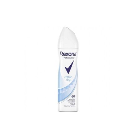 بخاخ مزيل العرق من  ريكسونا موشن سينس، قطن دراي حجم 200 مل - Rexona Spray cotton dry aldodon for women 200 ml