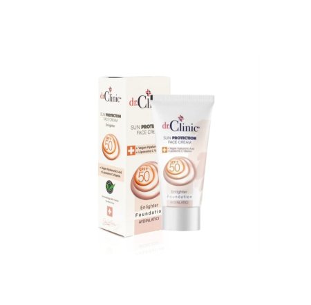 كريم واقي شمس للوجه من دكتور كلينك بحجم 50 مل -  Dr.Clinic Sun Protection Face Cream 50 ML