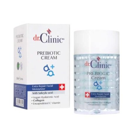 مرطب للوجة من د.كلينيك بحجم100مل - Prebiotic Cream by dr.clinic 100ml