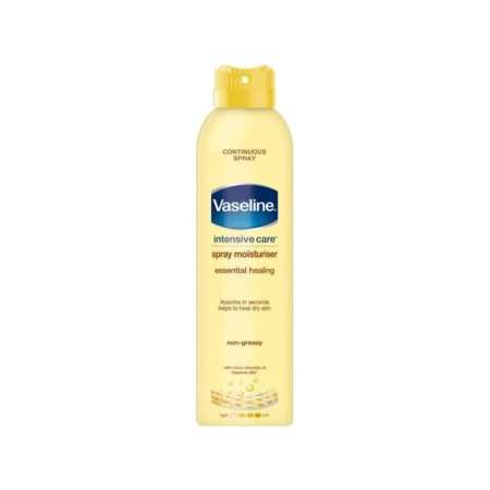 فازلين لوشن الجسم بخاخ الترطيب والعناية المكثفة  Vaseline INTENSIVE CARE Essential Healing Continuous Spray Body Lotion