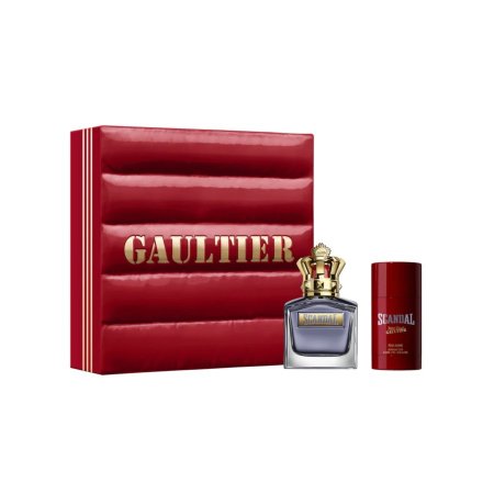 طقم جان بول غوتييه سكاندل (أو دو تواليت 100 مل + أو دو تواليت 75 مل) Scandal by Jean Paul Gaultier 2-Piece Set (Eau de Toilette 100ml + Eau de Toilette 75ml)