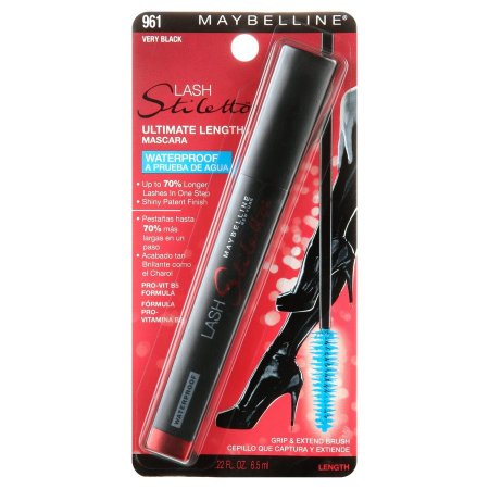 ماسكارا مايبلين لاش ستيليتو طول فائق ضد الماء 961 أسود داكن Maybelline Lash Stiletto Ultimate Length Waterproof Mascara 961 Very Black