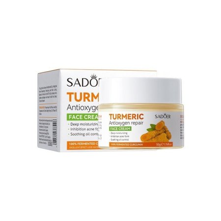 كريم ترطيب الوجه بإصلاح الكركم من سادوير SADOER Turmeric Antioxygen Repair Face Cream