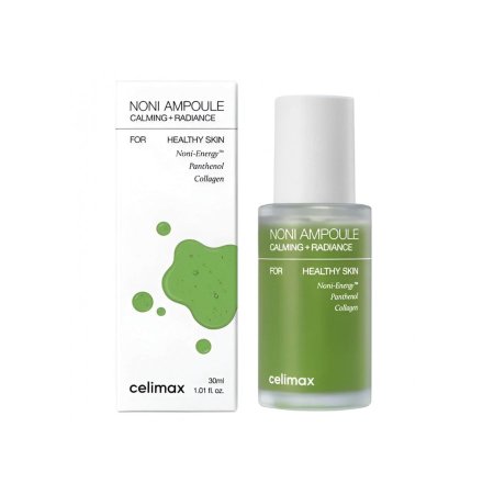 سيروم نوني أمبول لتهدئة البشرة والإشراقة من سيليماكس 30 مل  CELIMAX Noni Ampoule Calming + Radiance For Healthy Skin 30ml
