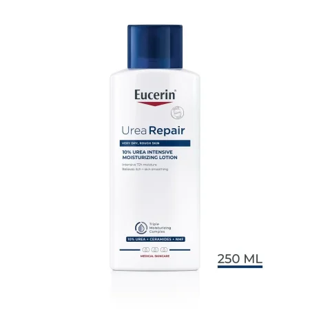 يوسيرين يوريا ريبير بلس لوشن ترطيب مكثف للبشرة الجافة جدًا والخشنة 250 مل Eucerin Urea Repair Plus 10% Urea Intensive Moisturising Lotion 250ml