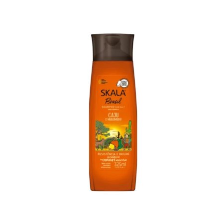سكالا برازيل شامبو كاجو ومورومورو للمعان ومقاومة الشعر (325ml) SKALA Brasil Shampoo Caju e Murumuru Resistance & Shine