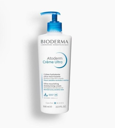 بيوديرما أتوديرم كريم ألترا  بحجم 500مل -  Bioderma Atoderm Crème Ultr 500 ml