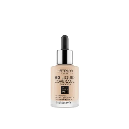 كريم أساس من كاتريس 30مل CATRICE HD LIQUID COVERAGE FOUNDATION