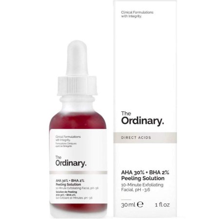 ذا أورديناري محلول التقشير بأحماض الألفا والبيتا (AHA 30% + BHA 2%)  The Ordinary AHA 30% + BHA 2% Peeling Solution