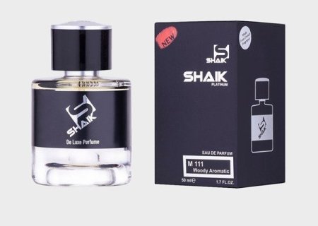 عطر شيك M111 للرجال  مستوحى من عطر  لاكوستSHAIK M 111 Woody Aromatic Men  (Lacoste Eau de L12.12.white)50 ml