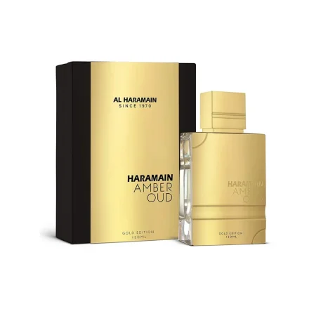 عطر عنبر عود الذهبي من عطور الحرمين 120مل Amber Oud Gold Edition Al Haramain Perfumes 120ml