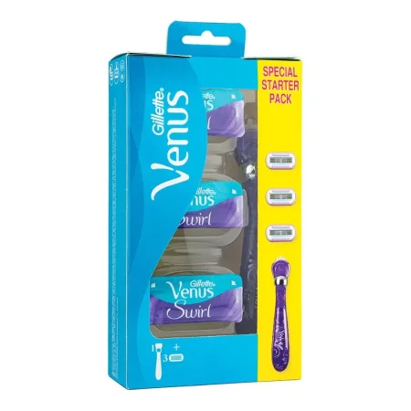 شفرة نسائية Gillette Venus Swirl (3 شفرات استبدال) - Gillette Venus Swirl Women's Blade (3 Replacement Blades)