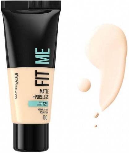 كريم الأساس السائل "مات + بورليس" ميبي لين 30ml  MAYBELLINE FIT ME MATE PORELESS