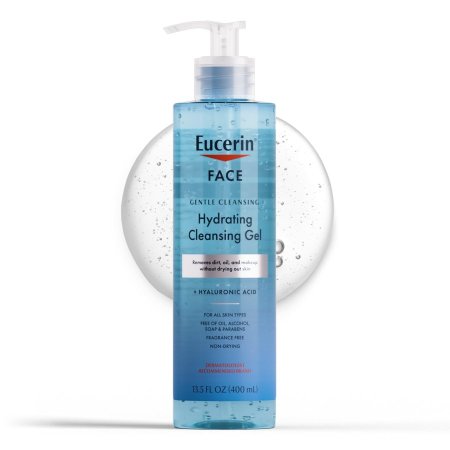 جل منظف ومرطب للوجه من يوسيرين Eucerin Face gentle cleansing Hydrating Cleansing Gel 400ml