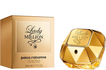عطر ليدي ميليون للنساء من باكو رابان 80 مل Paco Rabanne Lady Million Eau de Parfum for Women 80ml
