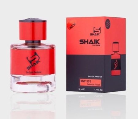 عطر شيك MW303 مستوحى من عطر  بكرات روج SHAIK MW303 EDP 50ML