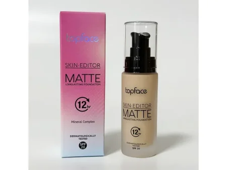 كريم أساس توب فيس 23مل topface SKIN EDITOR MATTE LONGLASTING FOUNDATION