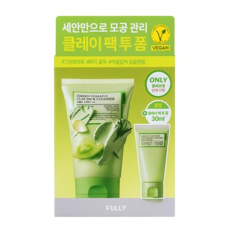 غسول الطين بالطماطم الخضراء من فولي  Fully Green Tomato Clay Pack Cleanser